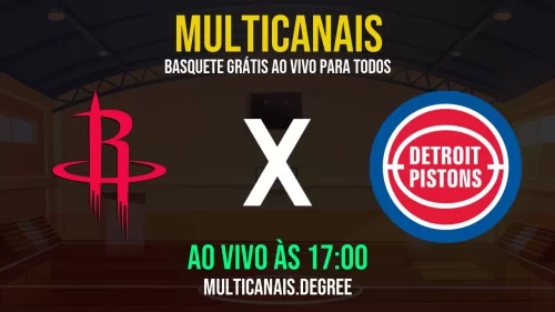 Houston Rockets x Detroit Pistons Ao Vivo: Assista Online Grátis em HD – 13/07/2025