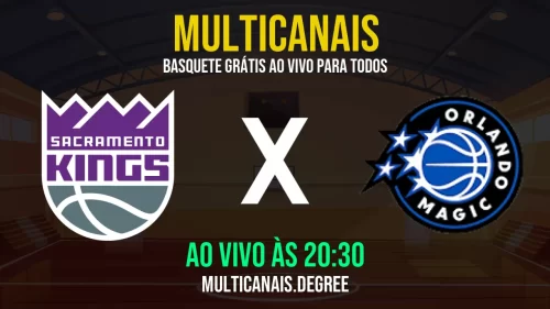 Sacramento Kings x Orlando Magic ao vivo online grátis em HD – 10/07/2025 com qualidade de transmissão