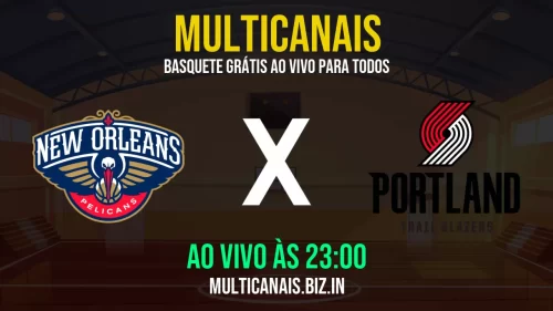 New Orleans Pelicans x Portland Trail Blazers ao vivo online grátis em HD – 15/07/2025 com qualidade garantida