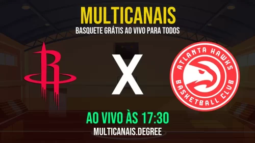 Houston Rockets x Atlanta Hawks ao vivo online grátis em HD – 14/07/2025 com qualidade garantida