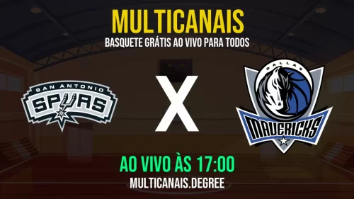 San Antonio Spurs x Dallas Mavericks ao vivo online grátis em HD – 12/07/2025 com imagem de alta qualidade