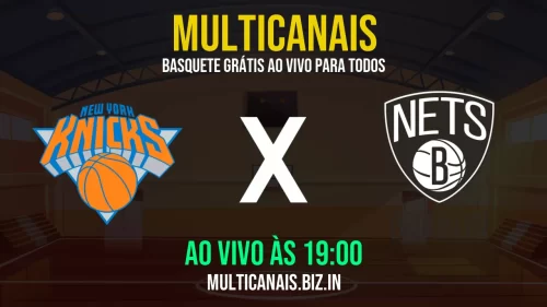 New York Knicks x Brooklyn Nets ao vivo online grátis em HD – 15/07/2025 com qualidade garantida