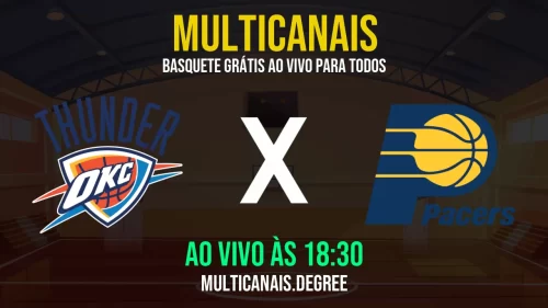Oklahoma City Thunder x Indiana Pacers ao vivo online grátis em HD – 12/07/2025 com qualidade garantida