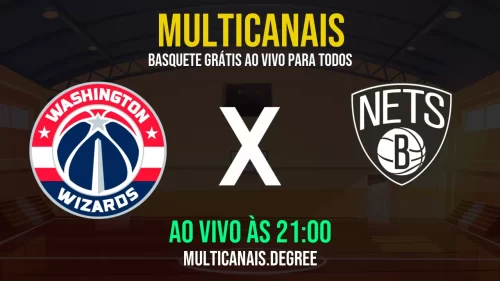 Washington Wizards x Brooklyn Nets Ao Vivo: Assista Online Grátis em HD – 13/07/2025