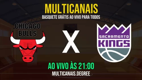 Chicago Bulls x Sacramento Kings ao vivo online grátis em HD – 12/07/2025 com imagem nítida