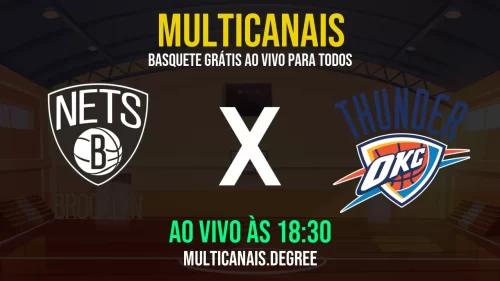 Brooklyn Nets x Oklahoma City Thunder ao vivo online grátis em HD – 10/07/2025 com transmissão estável