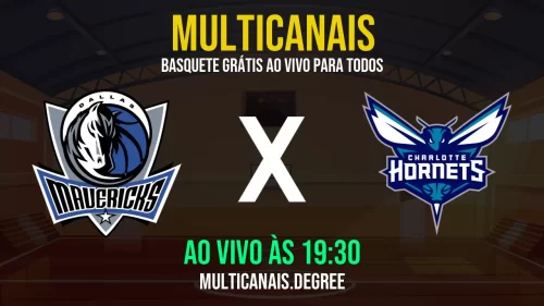 Dallas Mavericks x Charlotte Hornets ao vivo online grátis em HD – 14/07/2025 com qualidade garantida