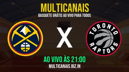 Denver Nuggets x Toronto Raptors ao vivo online grátis em HD – 15/07/2025 com qualidade garantida